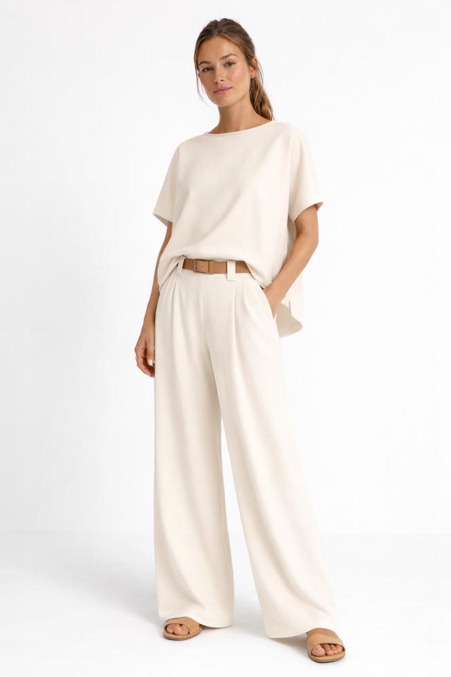 Pohodlný letní set - triko a kalhoty